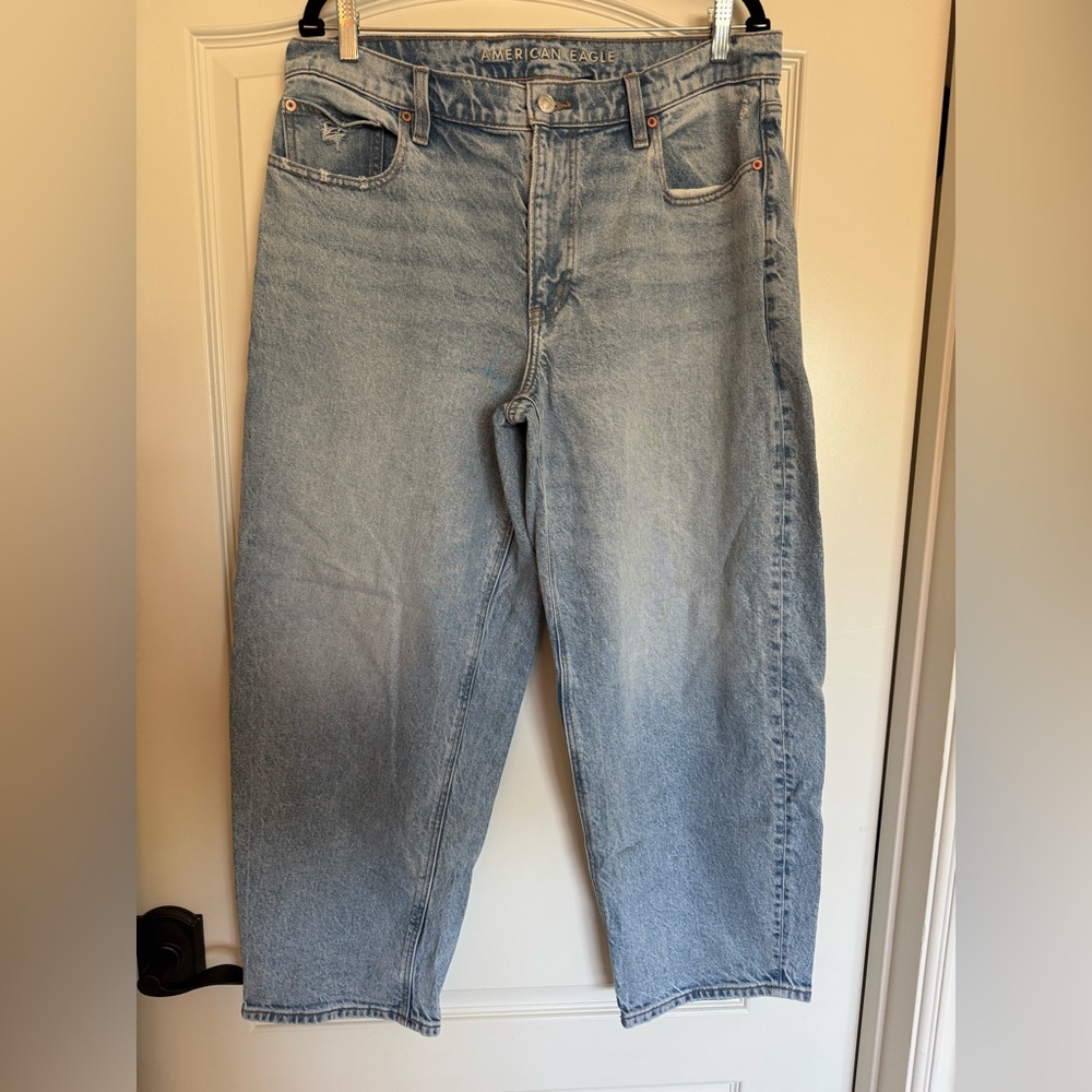 American Eagle Outfitters Stretch Barrel Jeans Sz 12